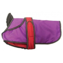 Danish Design 2 in 1 Four Seasons Performance Dog Coat Purple 45cm 18"